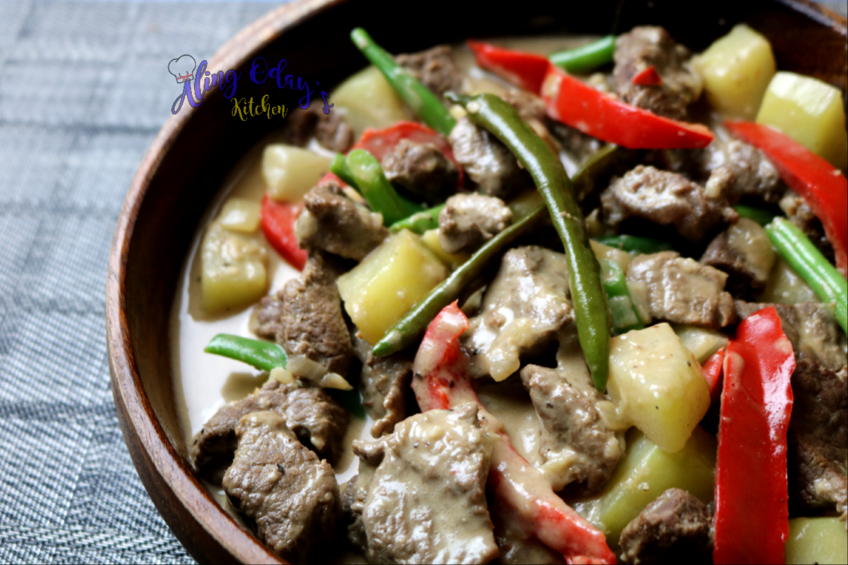 Ginataang Baka with Vegetables - Aling Odays Kitchen