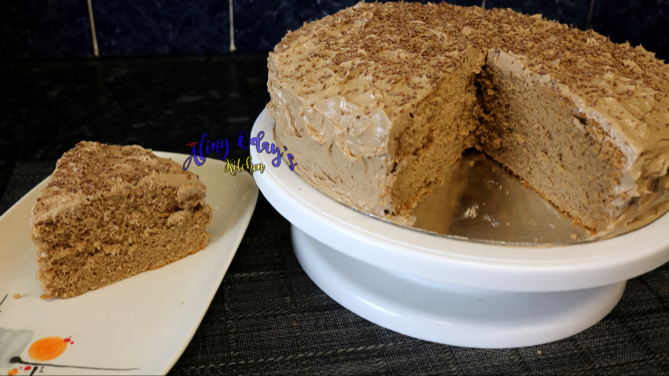 John Whaite's Chocolate chiffon cake with salted caramel butter cream recipe  | BBC Good Food