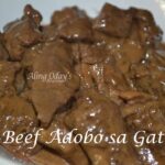 Beef Adobo sa Gata