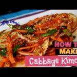 How to make cabbage kimchi