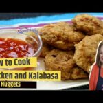 chicken and kalabasa nuggets