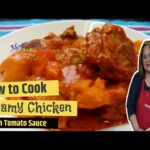 Creamy Chicken with Tomato Sauce