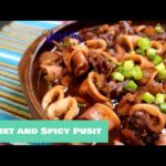 How to cook sweet and spicy pusit